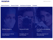Tablet Screenshot of olympus-mea.com